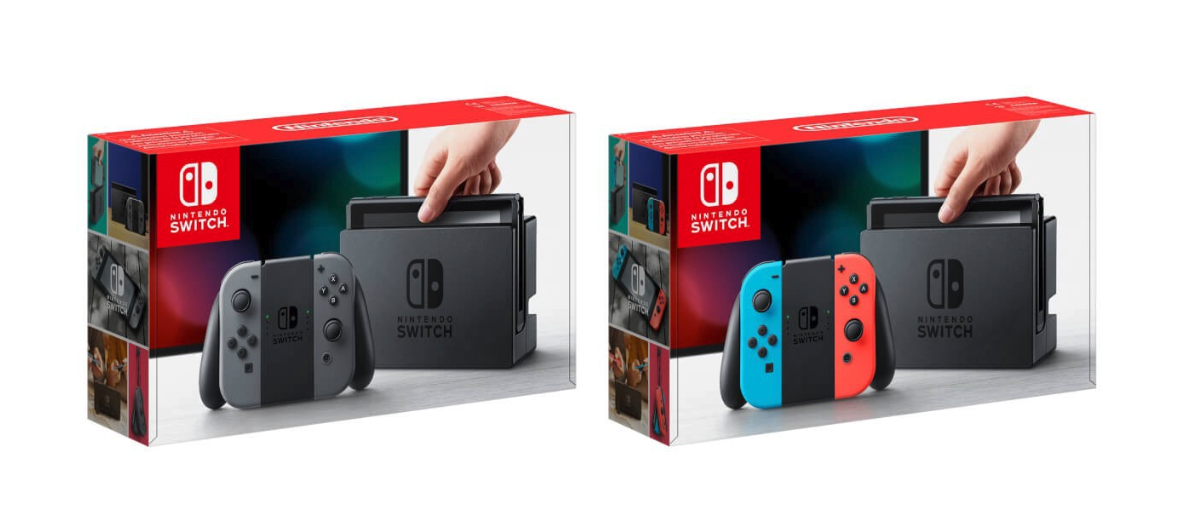 Nintendo Switch Grey and Neon