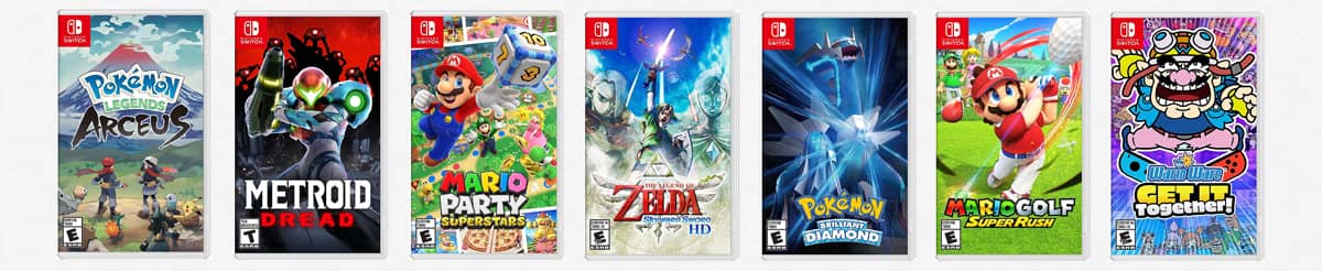 Nintendo Switch games 2021 - 2022