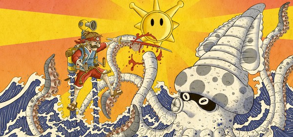 Super Mario Sunshine Ukiyo-e by Asif Intesar