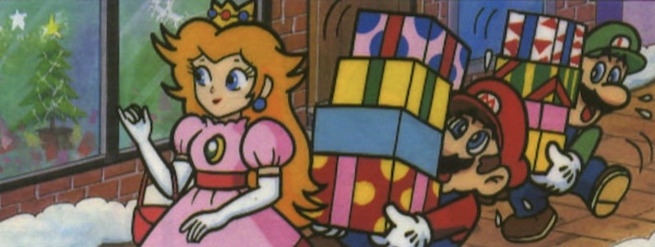Peach, Mario and Luigi Holiday Shopping
